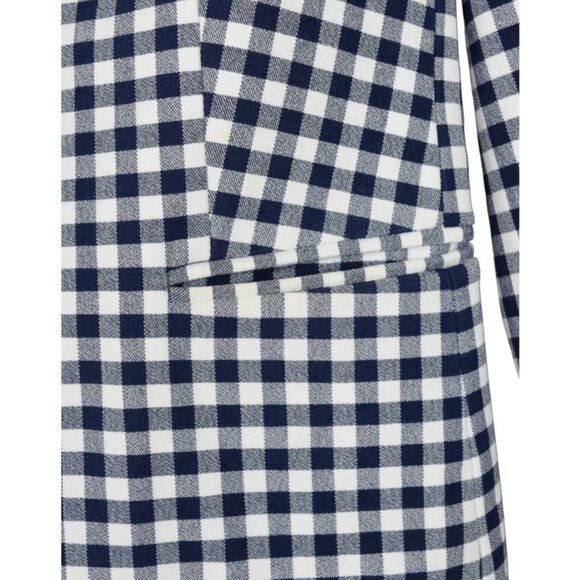 J. CREW PARKE BLAZER IN GINGHAM NAVY - Picture 5 of 9